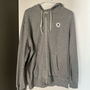 Gray converse hoodie
